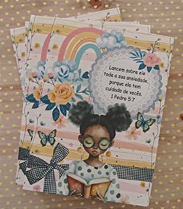 Bloco anotações Menina Negra