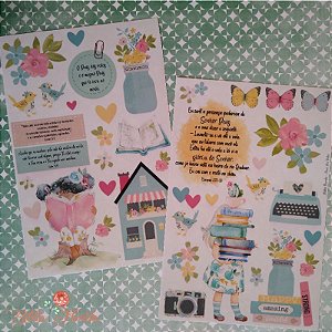 Adesivos Transparentes: Deus dos vales - Bible Journaling