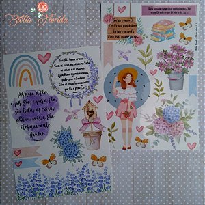 Adesivos Transparentes: É tudo sobre Ele - Bible journaling