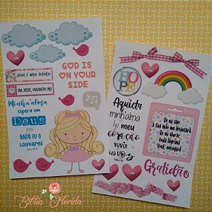 Adesivos Transparentes: Esperança - Bible Journaling