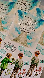 Adesivo Transparente Slim: Além do rio azul - Bible Journaling