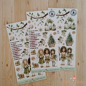 Adesivo Transparente Slim: Esperança no Natal - Bible Journaling