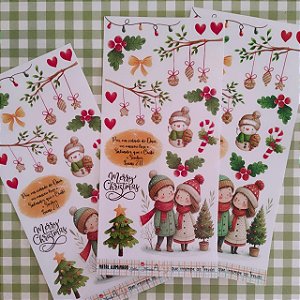 Adesivo Transparente Slim: Natal iluminado - Bible Journaling