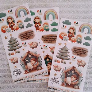 Adesivo Transparente Slim: É Ele, o Salvador - Bible Journaling