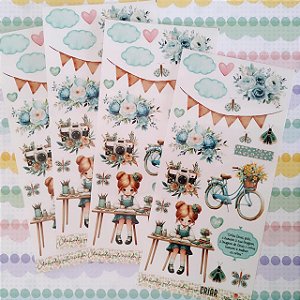 Adesivos Transparentes Slim: Criar - 3 unidades (Chamadas pelo Criador para criar / Criativa todos os dias / Criatividade à luz da Bíblia) - Bible Journaling