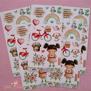 Adesivo Transparente Slim: Deus e eu - Bible Journaling