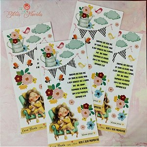 Adesivo Transparente Slim: Deus e seus propósitos - Bible Journaling