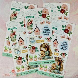 Adesivo Transparente Slim: Deus e suas promessas - Bible Journaling