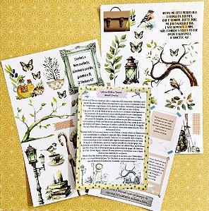 Adesivos Transparentes com devocional - 2º Timóteo - Bible Journaling