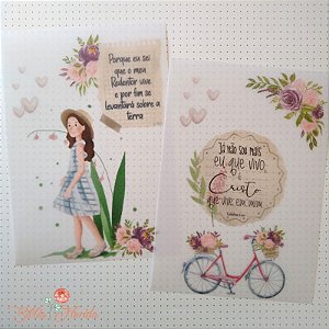 Velluns - Porque Ele vive - Bible Journaling