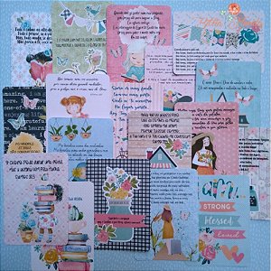 Cards: Deus dos vales - 18 unidades - Bible Journaling