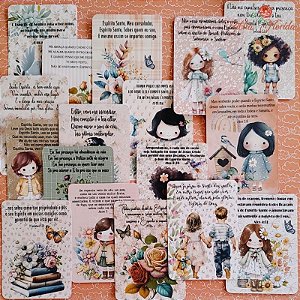 Cards: Atos 2 - 18 unidades - Bible Journaling