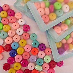 Miçangas Oval para Pingente e Pulseiras - Tamanho G