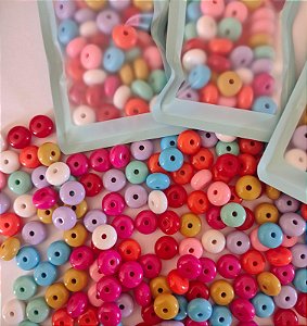 Miçangas Oval para Pingentes e Pulseiras - Tamanho M