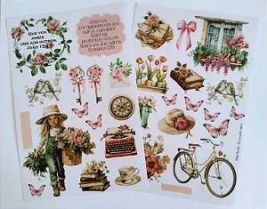 Adesivos Transparentes: Orai uns pelos outros - Bible Journaling