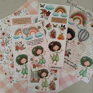 MULHERES ESCOLHIDAS: SOU A MENINA DOS OLHOS DE DEUS - Bible Journaling