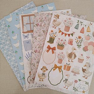 SCRAP NO JARDIM - COLEÇÃO LA VIE EST BELLE