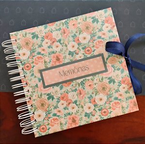 ÁLBUM SCRAPBOOK FLORAL
