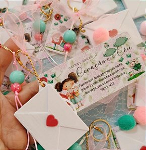Chaveiro Cartas entre o Coração e Céu