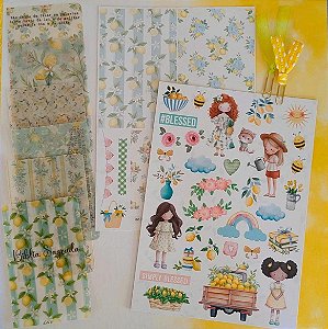 Kit para mini Bíblia - Limão Siciliano