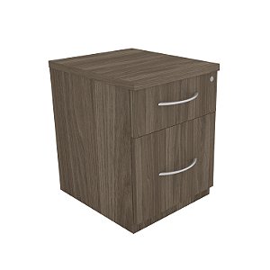 Gaveteiro Volante 1 Gaveta e 1 Gavetão GABINETTO Carvalho Munique - 400 x 475 x 500