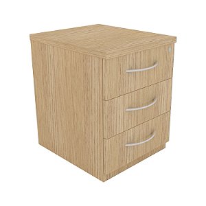 Gaveteiro Volante 3 Gavetas GABINETTO Carvalho Batur - 400 x 475 x 500