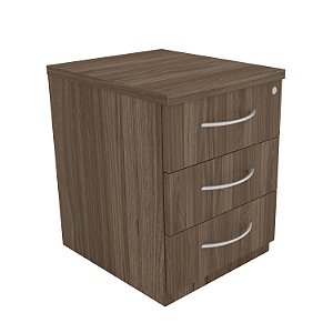Gaveteiro Volante 3 Gavetas GABINETTO Carvalho Munique - 400 x 475 x 500