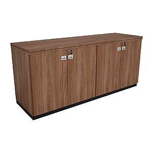 Armário CREDENZA Presidente 40mm - Carvalho Hanover 1650 x 520 x 740