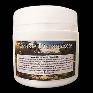Terra de Diatomáceas 200g - Grau Alimentício