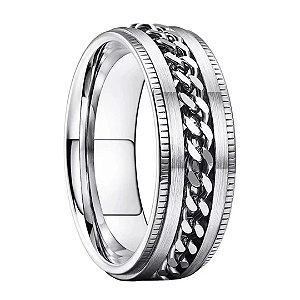 Anel giratório em aço antialérgico. FKKUCZ6MM