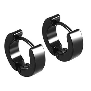 Brincos de argolas pequenas e largas em aço antialérgico. 4V6J6Q3PA