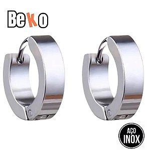 Brincos de argolas 4mm em aço antialérgico. RGL6DD92F