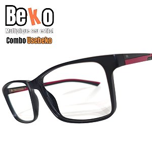 Combo UESEBEKO de Armação + lentes com antireflexo P58QSDQT3