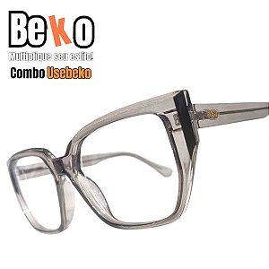 Combo UESEBEKO de Armação + lentes com antireflexo VZYEND47R