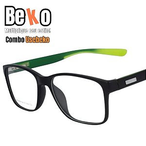 Combo UESEBEKO de Armação + lentes com antireflexo V6BLWF4PK