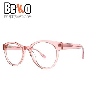 Armação de Óculos Feminina Rosa Transparente 7HXPG2RL3
