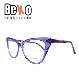 Armação Roxa Transparente Feminina - BEKO