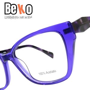 Armação de Óculos Roxo em Acetato 3PLSJDKVJ