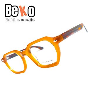 Armação de Óculos Acetato Caramelo Beko 8UU7S4C2A