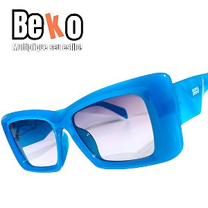Óculos de Sol Azul Retrô Beko EDDMCCUYZ