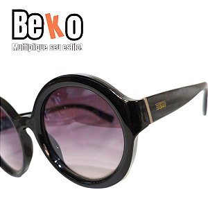 Óculos de Sol Beko Redondo Preto TVM2X2C5N