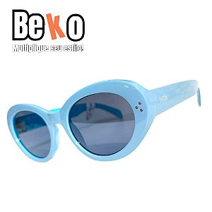 Óculos de Sol Feminino Beko Azul Claro WV8QPLG5U
