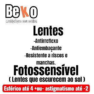 Lentes de Reposição Fotossensível CEUPJTYKR