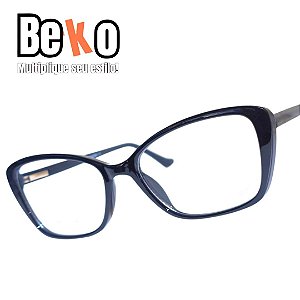 Armação Gatinho Preto Acetato Feminino - BEKO