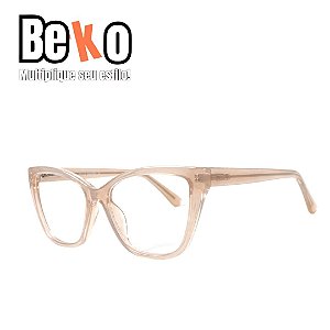 Armação Acetato Nude Feminina Leve - BEKO