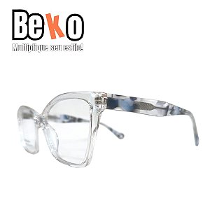 Armação Gatinho Haste Estampada Acetato - BEKO