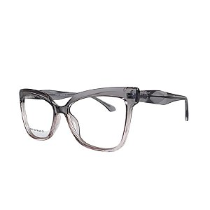 Armação Gatinho Transparente Degradê 2076 C3 - Feminina em Acetato - BEKO