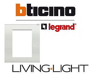 LNA4826BIF PLACA 4X4 LIVING LIGHT BTICINO BIANCO
