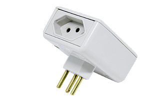 PROTE RAIO ELETRO 2 TOMADAS 127V REF 203 PW