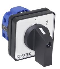 CHAVE SELETORA ROTATIVA UNIPOLAR LW28-20-2 20A 2 POSICOES (1-2) SIBRATEC